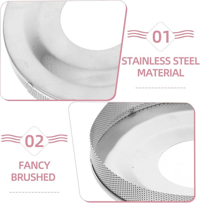 Commercial Cotton Candy Machine Cover Stainless Steel Mesh Sugar Dispenser 10.2cm - Image 4